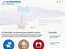Tablet Screenshot of paternelle.ch